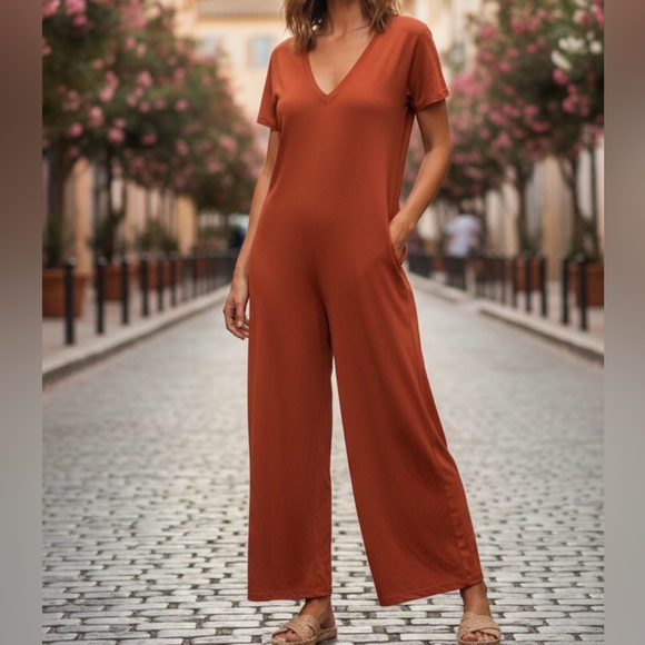 Pants - No Brand Orange Jumpsuit - New, Size XL